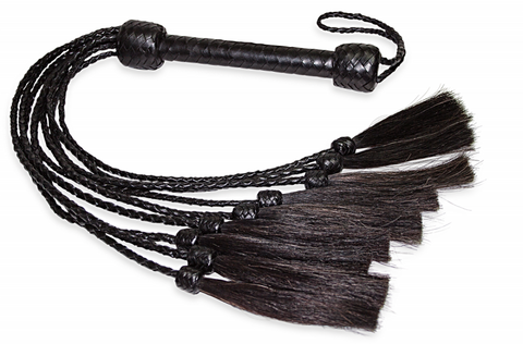 Cat-O-Nines Tails Flogger With Horse Hair Tips