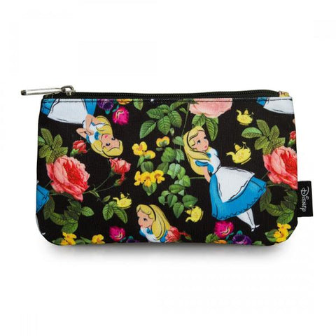 Alice In Wonderland Floral Zip Case