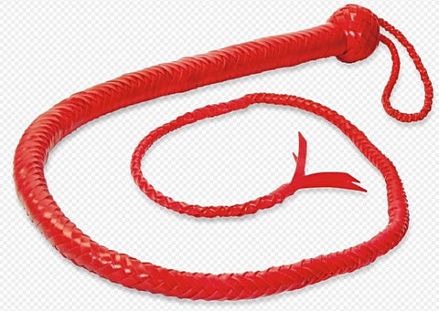 Single Tail Whip Silicone - Red