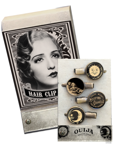 Ouija Matchbook Hair Clip Set