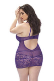 Grape - Solange High Neck Babydoll