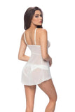 Daisi Lace Cup Babydoll White