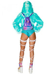 Mermaid Light-Up Backpack - Koi Purple & Pink
