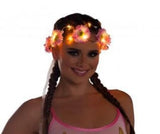 Daisy Light-Up Woven Flower Crown - Pink
