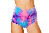 High Waist Short - Cotton Kandi Tie Dye