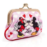 Love N Kisses Mickey & Minnie Purse - Pink