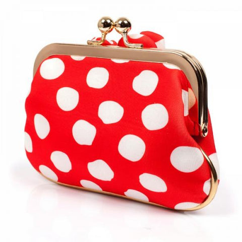 I Heart Minnie Purse - Red & White