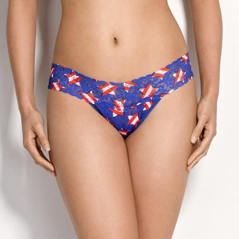 O/S - Star Spangled Low Rise Thong