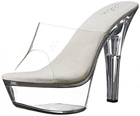 Clear - 6" Vanity Heel - Size