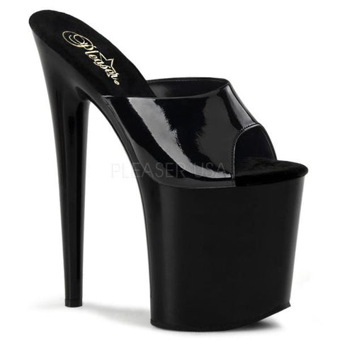 Black/Black - Flamingo 8" Platform Sandal - Size