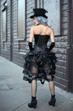 Black - Multilayered Midnight Skirt -