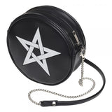 Round Pentagram Bag - Black & White