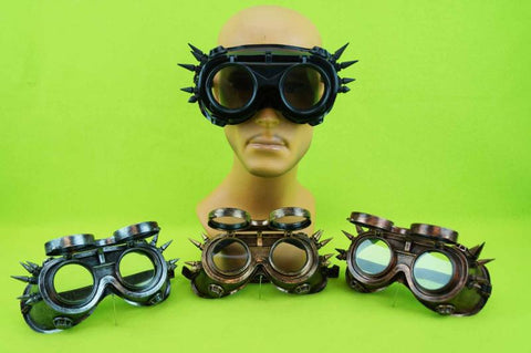 Urbana Spiked Goggles - Black