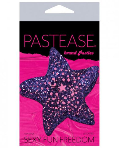 Pastease Glitter Starfish -Purple O/S