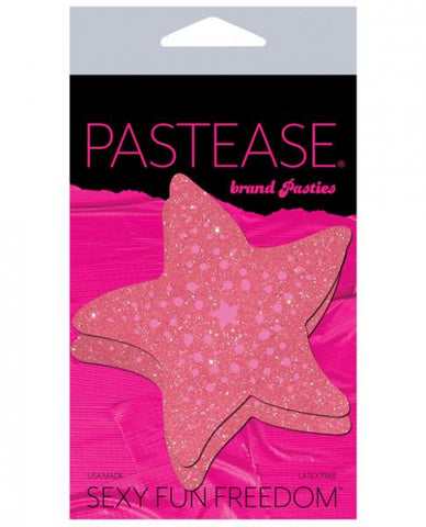 Pastease Glitter Starfish -Bubble Gum Pink O/S