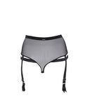 Black - Karolina Suspender Thong -