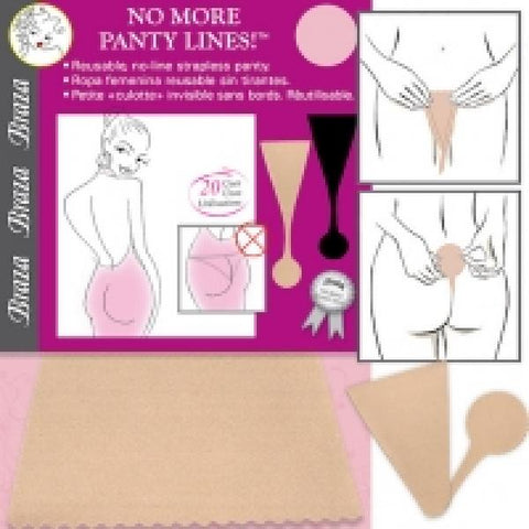 Black - Reusable No More Panty Lines Panty -