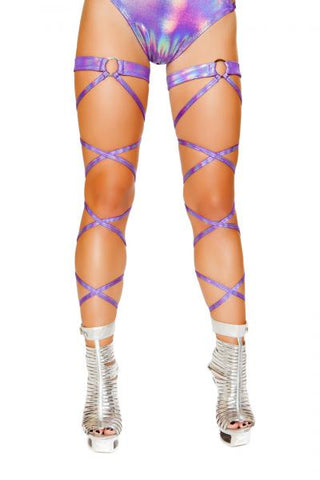 100" O-Ring Leg Wrap - Light Purple Shimmer