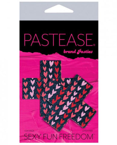 Pastease Plus w/Hearts - Dark Denim O/S