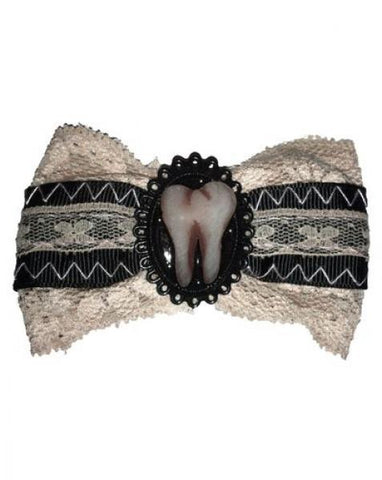 Lace Tooth Hair Bow