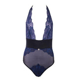 Black/Blue - Valerie Bodysuit -