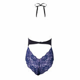 Black/Blue - Valerie Bodysuit -