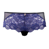 Black/Blue - Lace Valerie Panty -
