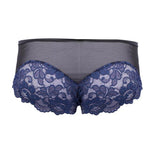 Black/Blue - Lace Valerie Panty -