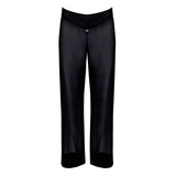 Black - Viola Straight Trousers -