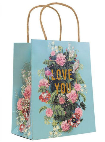 Papaya Foil Gift Bag - Bouquet For You