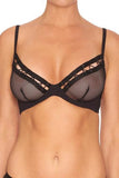 Black - Bottle Caps Underwire Bra -