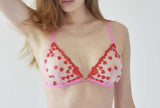 Pink/Red - Beau Daiquiri Triangle Bra -