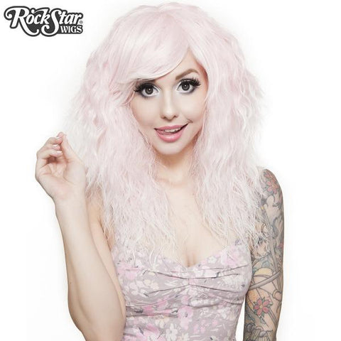 Rhapsody Short Wig - Pink to White Fade