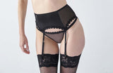 Black/Nero - Briolette Jet Suspender -