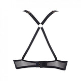 Black - Saffy Padded Soft Bra -