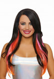 Neon Sorbet - Long Straight Three-Piece Hair Extensions