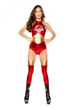 Red/Gold/Silver - 1 Piece Speedster Vixen -