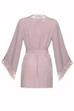 Deauville Mauve - Reina Butterfly Sleeve Robe - Size