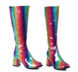 Rainbow - 3" Knee High Boots with Zipper - Size