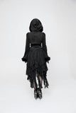 Black - Lolita Soft Woolen Hooded Short Coat -