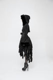 Black - Lolita Soft Woolen Hooded Short Coat -
