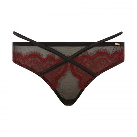 Cordovan/Black - Adelia Brief - Size