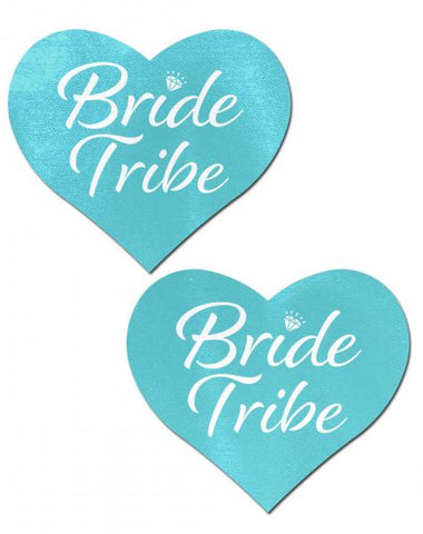 Pastease - True Blue Heart "Bride Tribe" Pasties