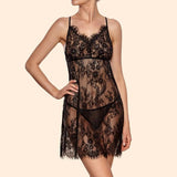 Black - Patricia Lace Chemise -