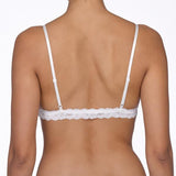 Ivory - Princess Lace Open Bralette -
