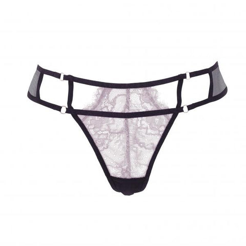 Saltem Thong - Lilac/Black - Size