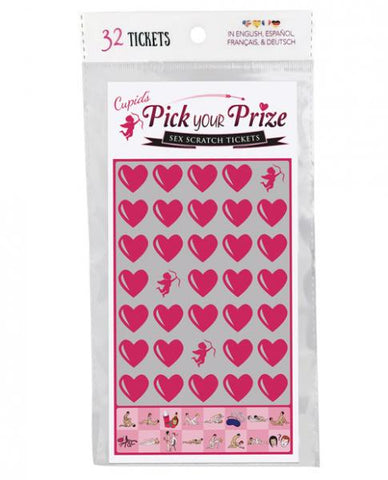 Cupids Pick Your Prize Sex Scratch Tickets - Pack of 32