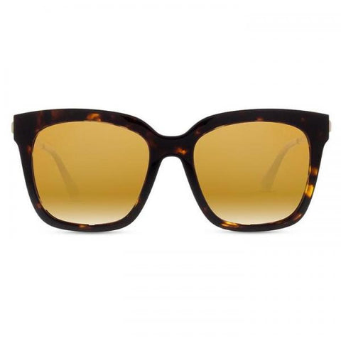 Bella Sunglasses - Tortoise + Gold Flash Polarized Lens