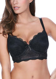 Freya Fancies Underwire Longline Bra - Black -