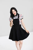 Dakota Pinafore Dress - Black -